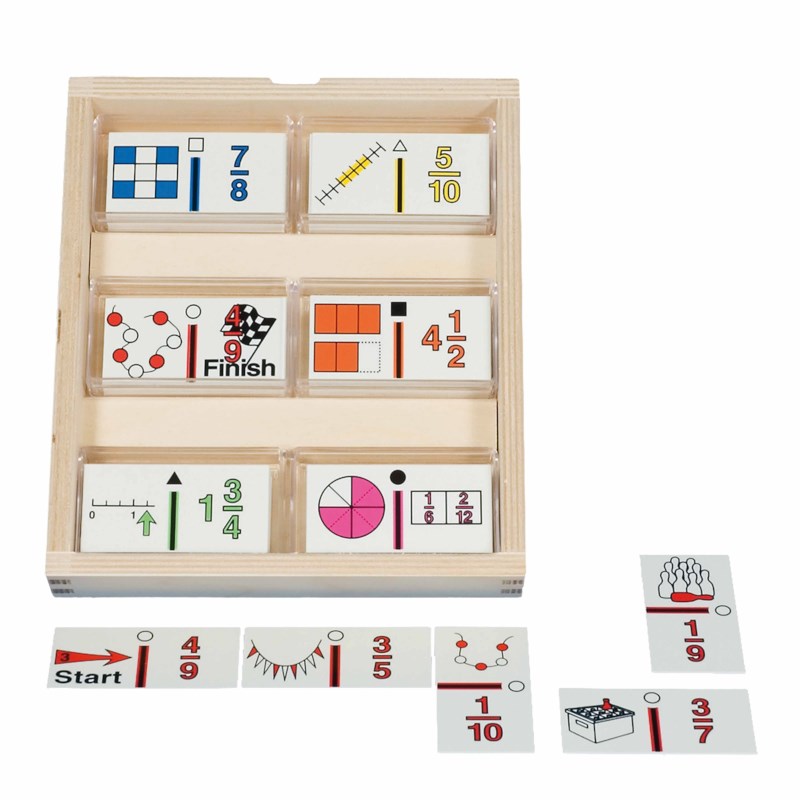Basic-fraction dominoes