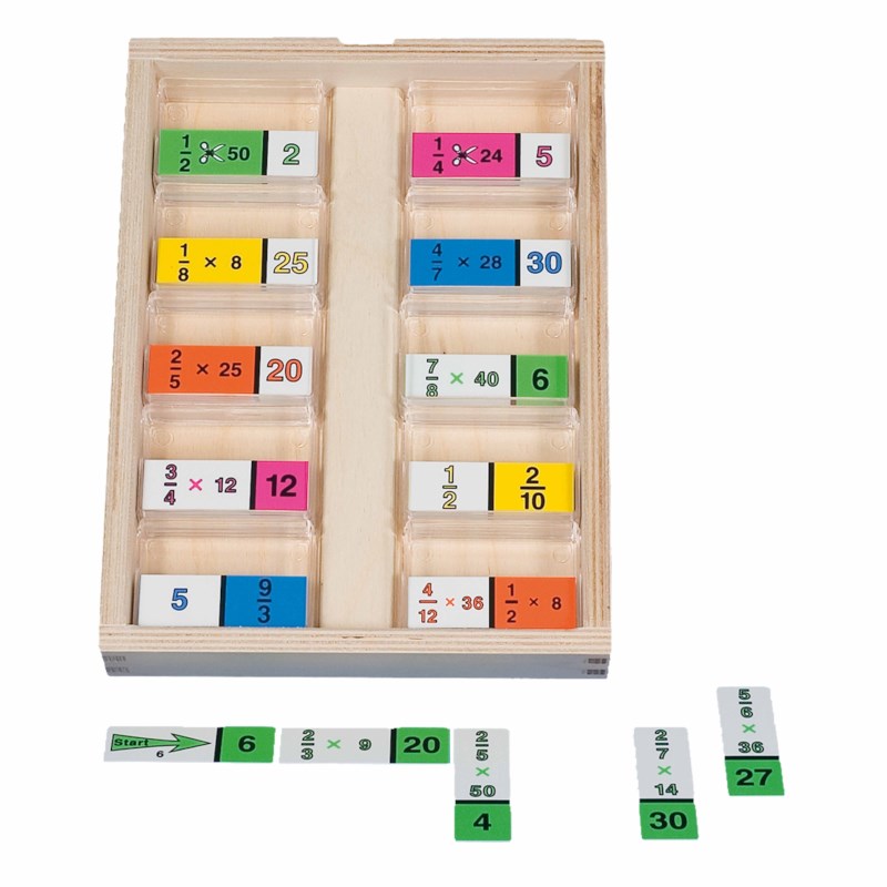 Fraction dominoes
