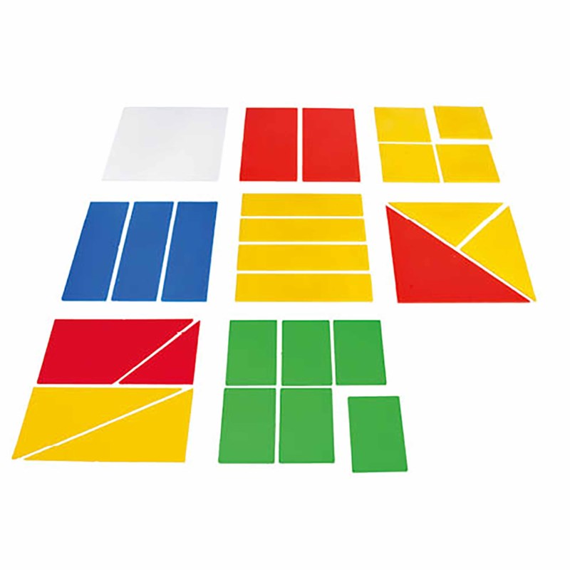 Fraction set square pupils