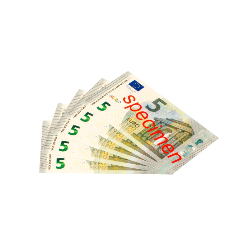 Euro banknotes 5 euro