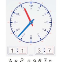 Clock magnetic teacher
