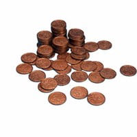 Euro coins 5 euro cent 