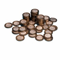 Euro coins 1  euro 