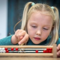 Counting frame up to 20 pupils