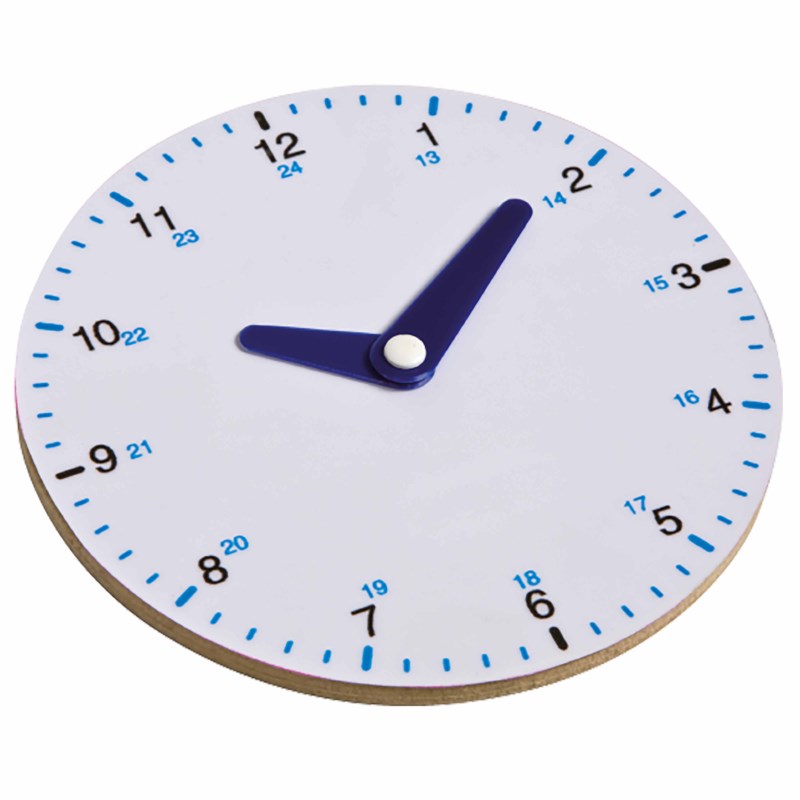 Clock round up to 24 - analogue