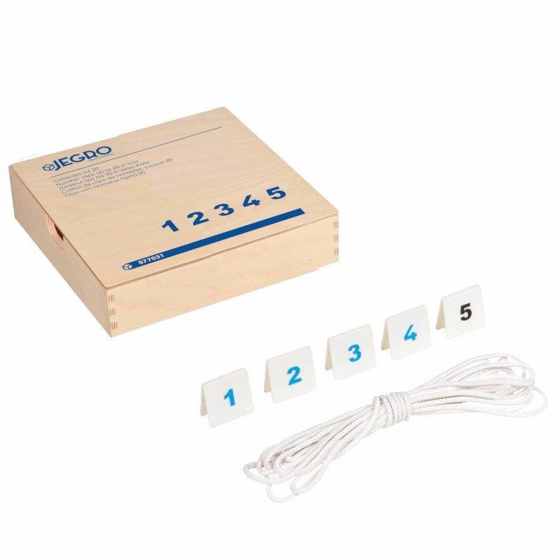Number clips up to 20